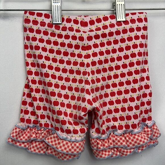 Matilda Jane Apple print tunic and ruffled short bundle EUC size 4 - Picture 11 of 15